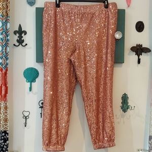NWT LOFT Sequin Joggers